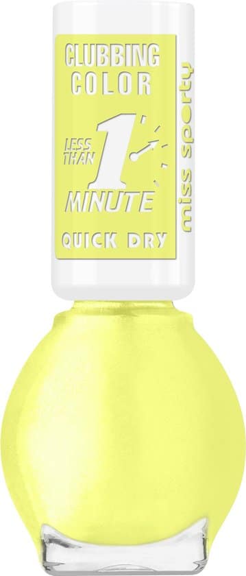 miss sporty boeing brush clubbing colors nailpolish neon yellow geel