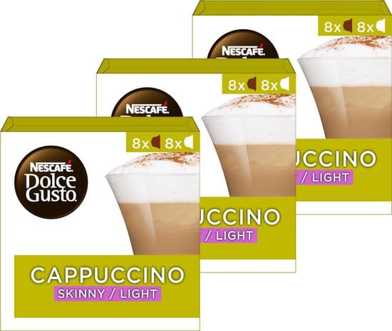 nescafe dolce gusto cappuccino light capsules 48 koffiecups