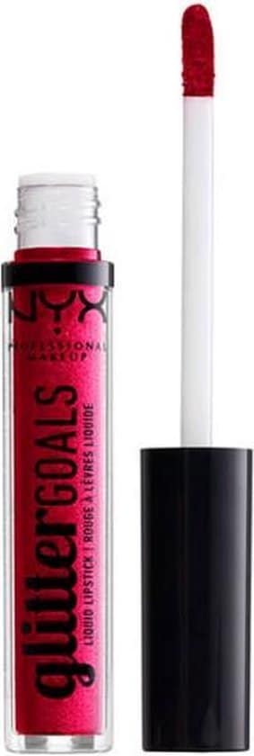 nyx professional make up glitter goals liquid lipstick reflector