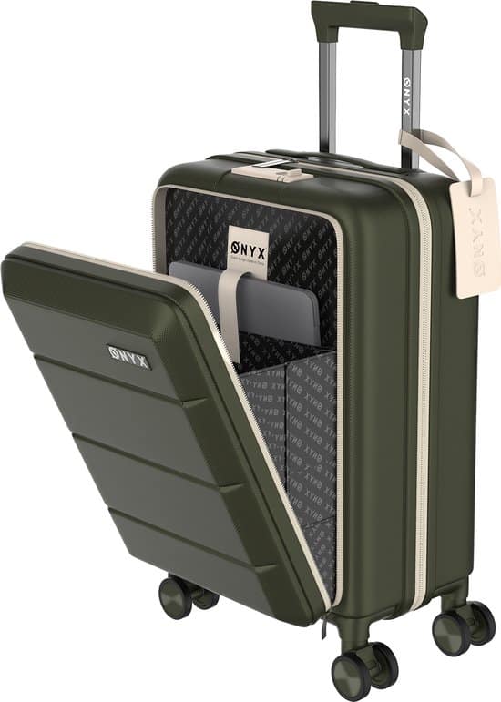 onyx handbagage koffer 35 l spinner wielen lichtgewicht trolley dubbel 13