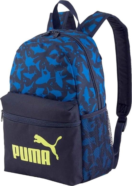 puma phase small backpack rugzak 15 liter blauw