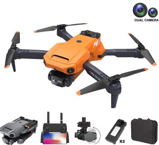 sefsay p8 drone oranje drone met camera obstakel ontwijking drones
