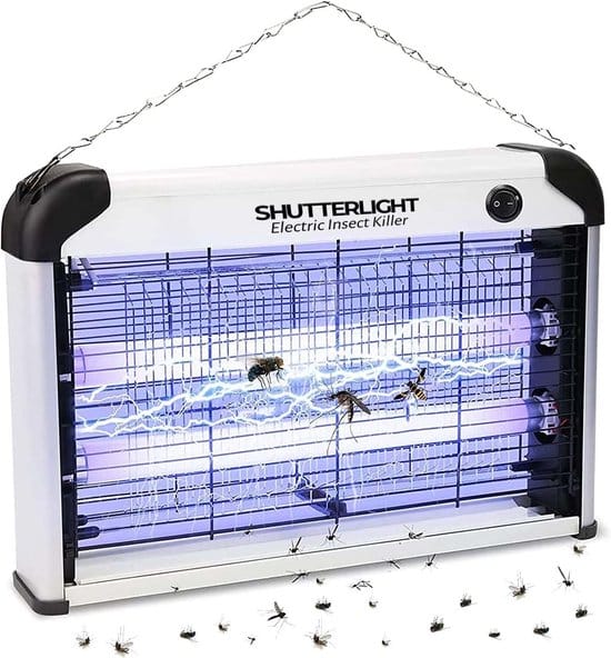 shutterlight 20 watt insectenlamp tot 50 m2 2000v muggenlamp