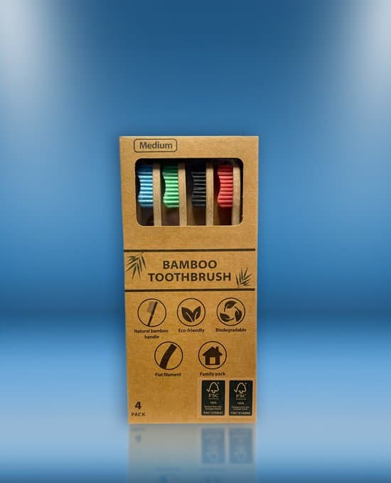 tandenborstels set bamboo set van 4 eco friendly familiepak