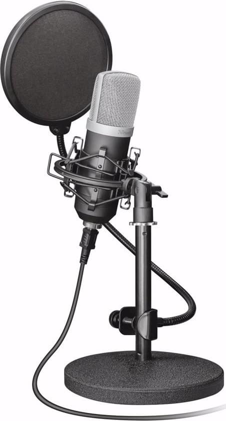 trust gxt 252 emita usb studio microfoon met popfilter windows 1 2