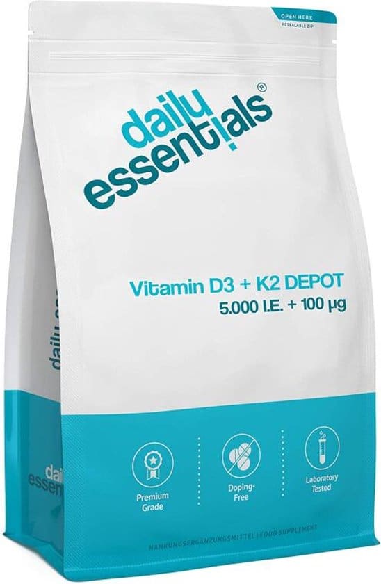 vitamine d3 5000 ie vitamine k2 100 mcg mk 7 250 tabletten daily