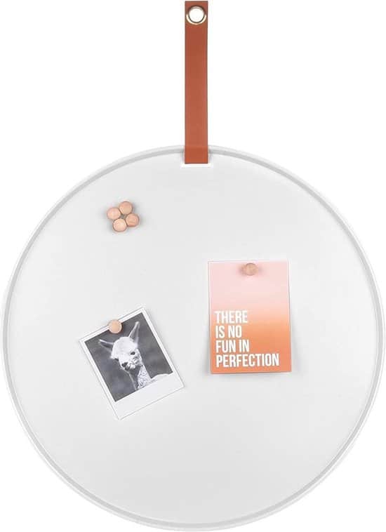 wanddecoratie present time magneetbord wit