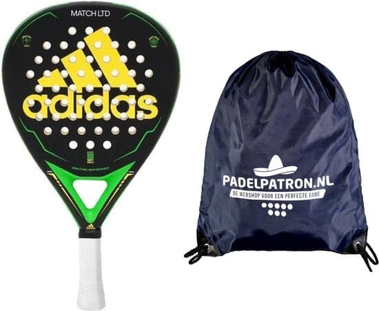 adidas match ltd green padel racket rugzakje