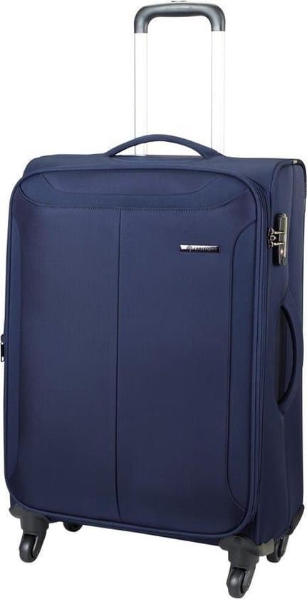 carlton rover spinner handbagage koffer 55 cm blauw