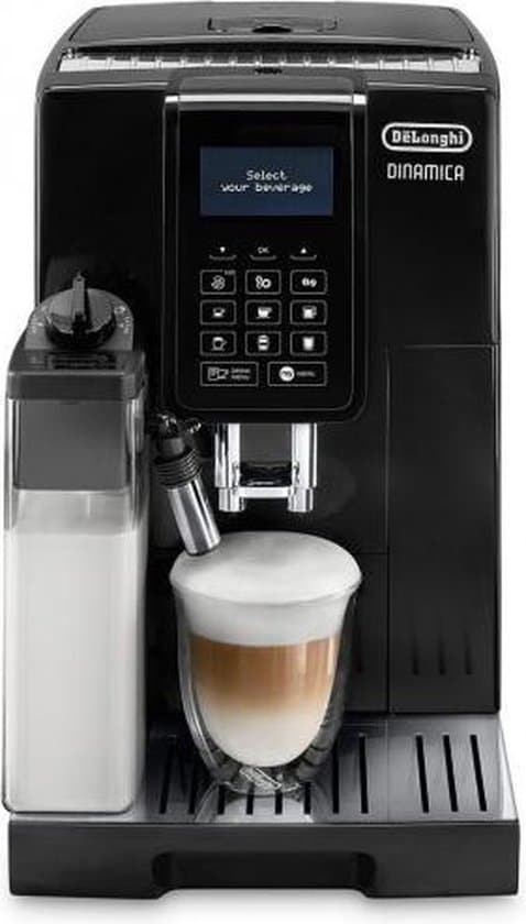 delonghi dinamica ecam 35375b volautomatische espressomachine zwart