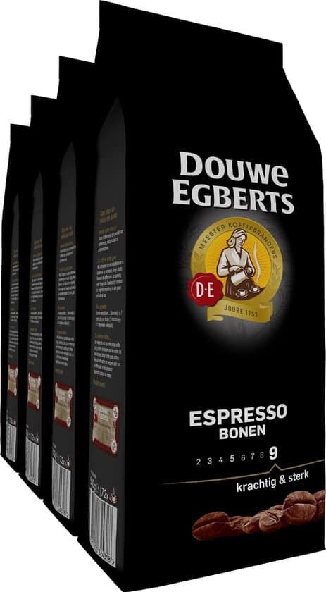 douwe egberts espresso koffiebonen 4 x 500 gram