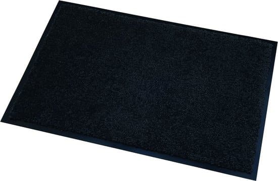 droogloopmat deurmat memphis zwart 9 mm dik deurmat binnen droogloopmat