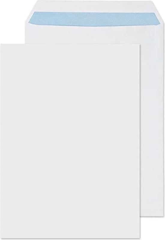 enveloppen a4 formaat wit 229 x 324 mm 50 stuks zelfklevend met 1