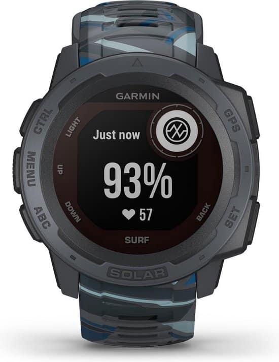 garmin instinct solar smartwatch surf edition robuust gps sporthorloge 1 4