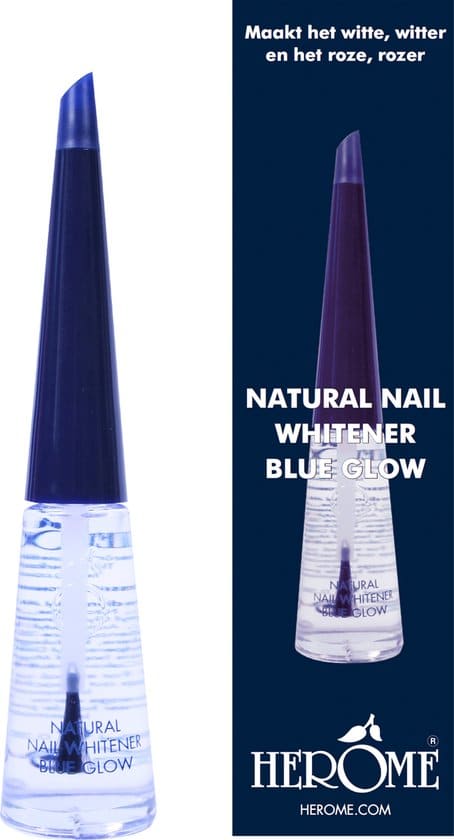 herome natural nail whitener blue glow accentueert de natuurlijke roze 2