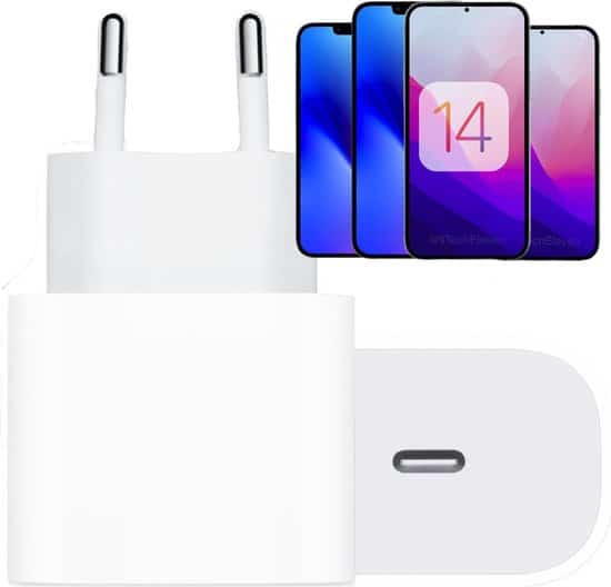 iphone 14 snellader 20w apple fast charging iphone 14 oplader usb c