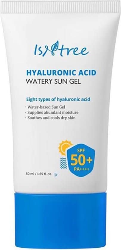 isntree hyaluronic acid watery sun gel spf50 pa korean skincare
