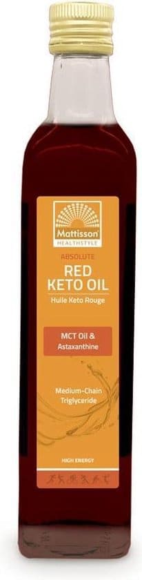 mattisson rode keto olie mct olie astaxanthine 500 ml