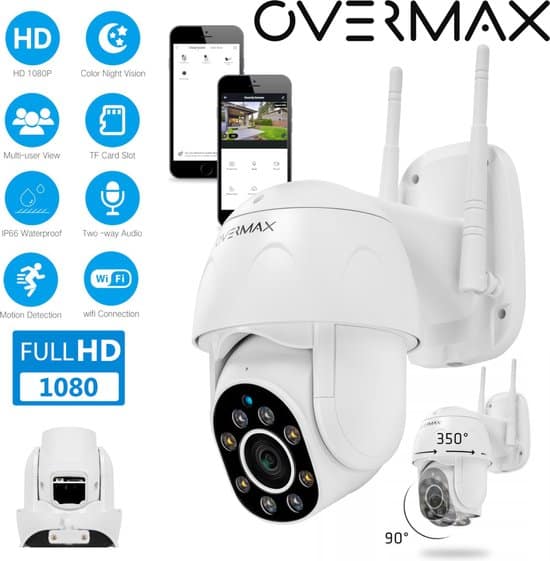 overmax camspot 49 beveiligingscamera voor buiten nachtmodus tot 50m 1 1