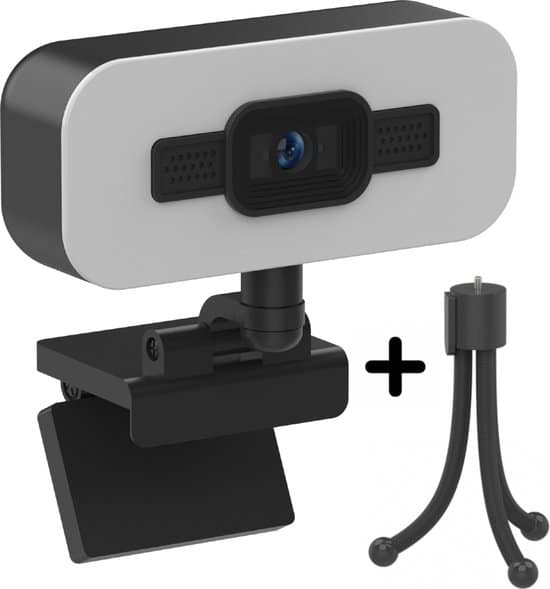 rolio webcam voor pc 4k ultra hd 8mp inclusief tripod en microfoon 1 1