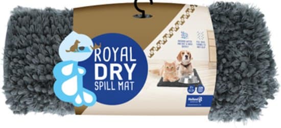 royal dry absorberende anti knoeimat voor honden trekt vuil als een spons