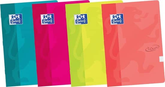 schrift oxford school touch a4 lijn 72blz pak 10 stuks assorti kleuren