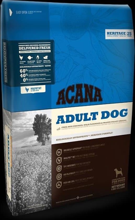 acana heritage adult dog 11 4 kg