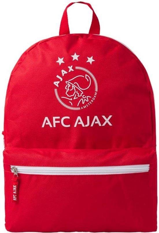 ajax rugtas groot rood logo afc ajax 40 cm met voorvakje