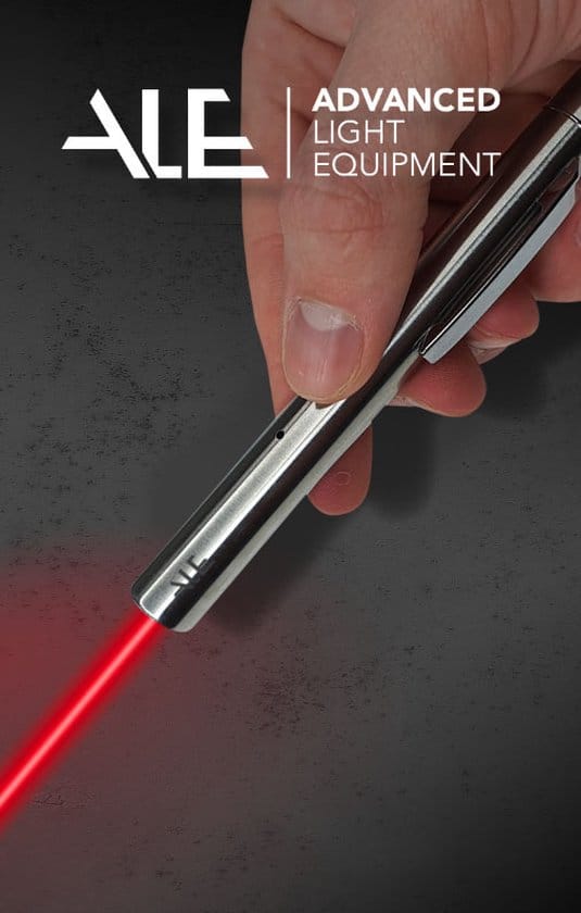 ale professionele laserpen rood usb oplaadbaar aluminium behuizing