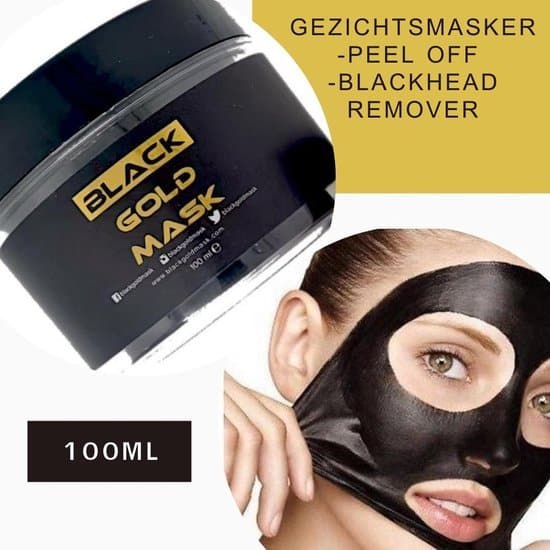 black gold peel off masker gezichtsmasker blackhead remover mask 100ml