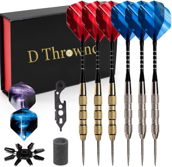 d thrownd dartpijlen 24 gram darts set extra dart flights en shafts