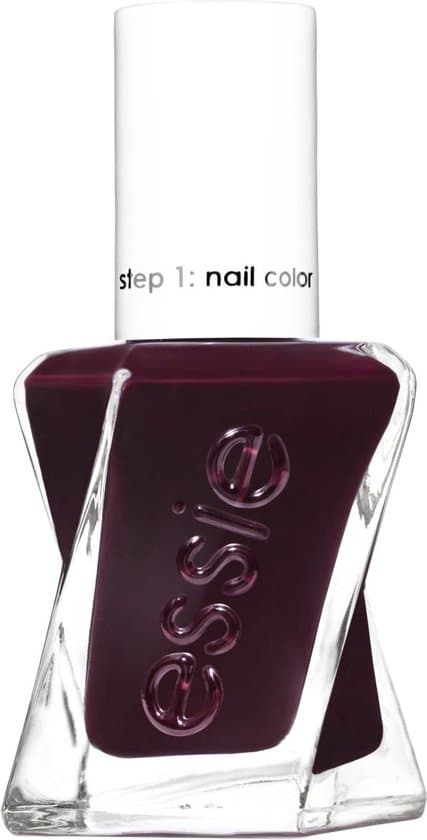 essie gel couture 370 model clicks rood glanzende nagellak met gel
