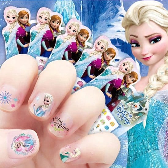 frozen stickers voor nagel nagelstickers frozen knutselen meisje nagel