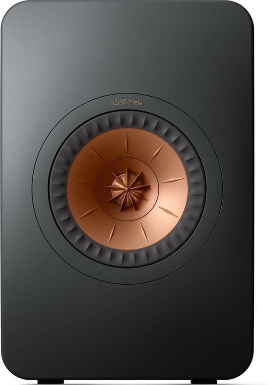 kef ls50 meta boekenplank speaker carbon black per paar