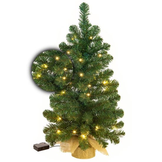 kerstboom excellent trees led jarbo green 75 cm met verlichting