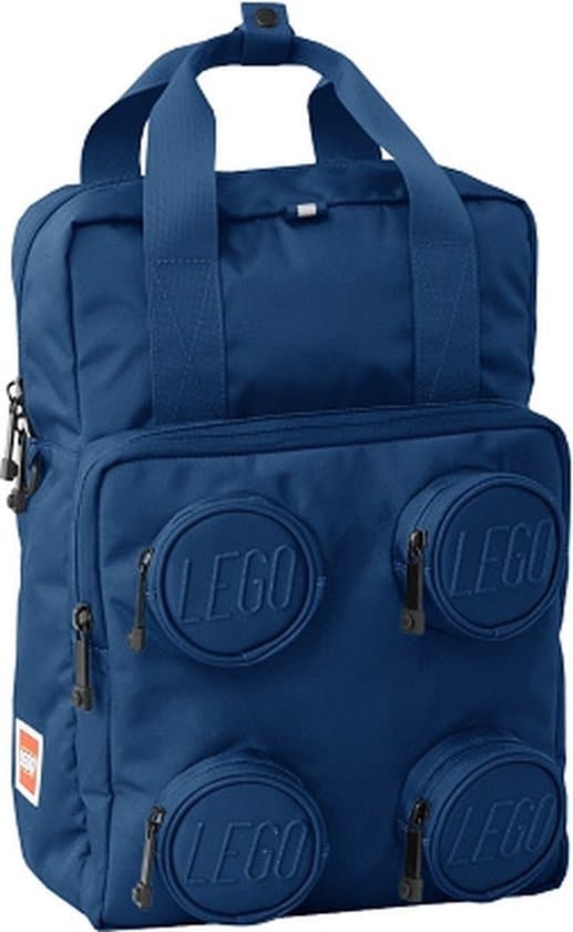 lego signature backpack blauw 2 x 2 15 liter