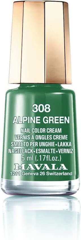 mavala nagellak 308 alpine green groen