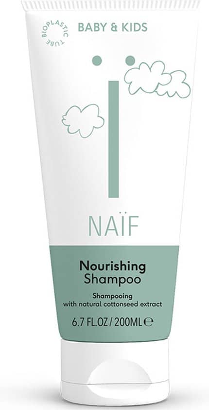 naif verzorgende shampoo baby en kind 200ml met natuurlijke ingredienten