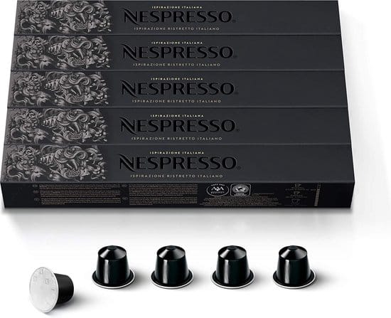 nespresso cups ispirazione ristretto 5 x 10 cups koffie cups