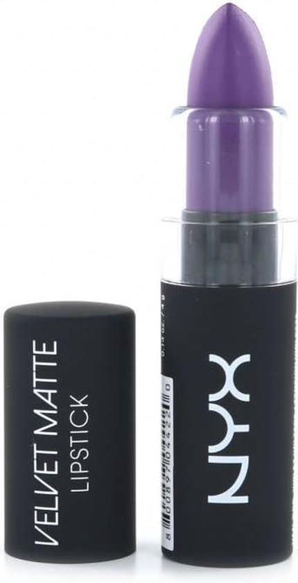 nyx velvet matte lipstick 09 violet voltage