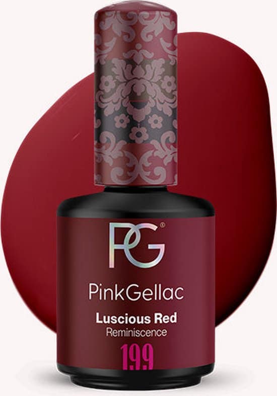 pink gellac luscious red gellak rood 15 ml