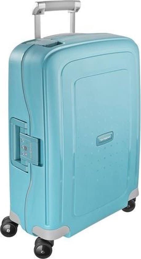 samsonite reiskoffer scure spinner 55 20 handbagage turquoise