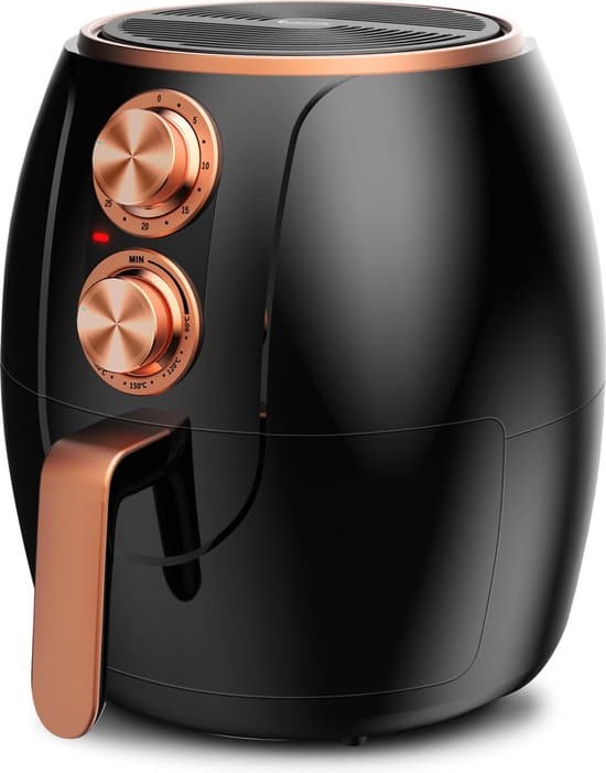 turbotronic af3 airfryer heteluchtfriteuse 3 liter zwart