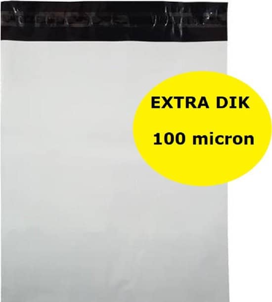 20 stuks verzendzakken xl 460 x 650 mm 70 micron kleding webshop