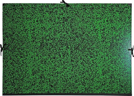 acropaq tekenmap a2 52 x 72 cm xxl groot met linten groen