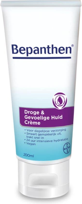 bepanthen droge gevoelige huid creme snel intrekkend en hydraterend met