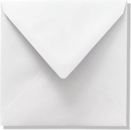 c c luxe vierkante enveloppen 100 stuks wit 15x15 110grms 150x150 2