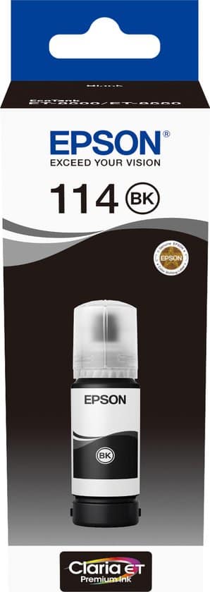 epson 114 inktfles pigment zwart ecotank