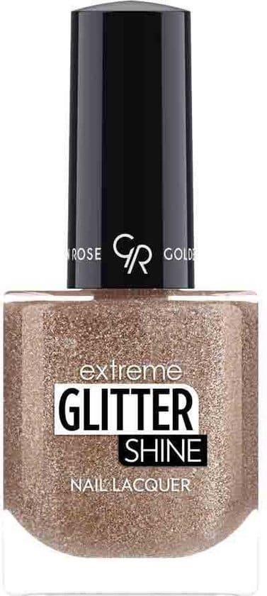 golden rose extreme glitter shine nail color glitter goud nagellak 206