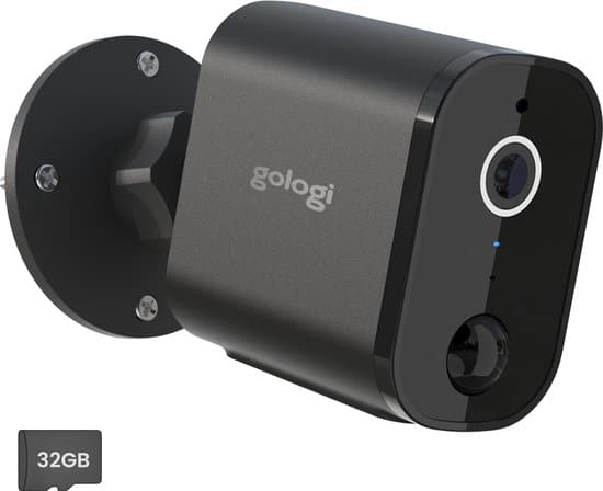 gologi draadloze camera op accu beveiligingscamera met nachtzicht wifi